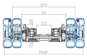 Moteur de camion Brogen HD Drive Truck Axle 100KW - Product Image 6