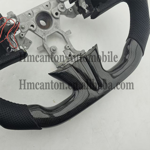 Practical Hot Sale Honeycomb Carbon Leather LED Steering <b>Wheel</b> for Infiniti Q50 Car Steering <b>Wheel</b> - Product Image 4