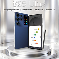 Dernier modèle 2026 S25 Ultra Téléphone Android débloqué 16 Go de RAM 1 To de stockage Mobile 4K HD du fournisseur d'usine chinois