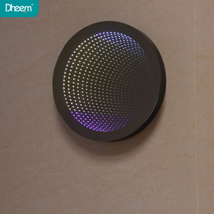 DHEEM Custom Decorative Wall Illusion Tunnel 3D LED Lighted <strong>Infinity</strong> <strong>Mirror</strong> - Product Image 2