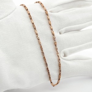 Collier de luxe en or massif 18 carats avec motif poisson, design unique pour femme, bijoux fins, accessoires pour lunettes et montres GOLDTECH - Product Image 4