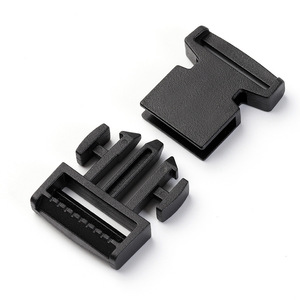 <b>Children</b> <b>Backpack</b> Anti Slip Strap Buckle 25mm Black Plastic Bag Accessory For Student Double Shoulder Bag - Product Image 3