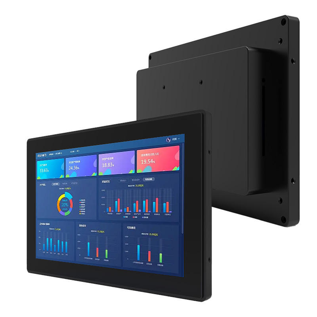 New 10.1 Inch Industrial Capacitive Open Frame Touch Monitor 1920x1080 Glass Cover RS232 DC in Stock