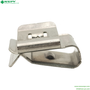 Clips para Cables Solares de 90 Grados, Acero Inoxidable, Color Plateado, Grosor de 1.1-4.5 mm, Gestión de Cables Fotovoltaicos - Product Image 6
