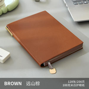 Custom Notebook <strong>A5</strong> Business Office Leather Binding This Soft Book Can Print logo Processing Customized <strong>Notepad</strong> for Gift - Product Image 5