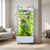 New Arrive Système hydroponique intelligent pour usage domestique Jardinière hydroponique verticale pour herbes et légumes