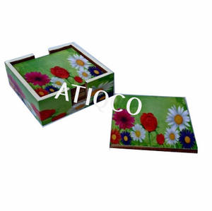 Posavasos de madera de estilo de lujo moderno, posavasos esmaltados, diseño geométrico inteligente de Venta caliente según su elección - Product Image 3