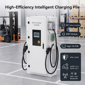 ผู้ผลิต EVSE แหล่งจ่ายไฟ 120kW เครื่องชาร์จเสียงเบา 380V สถานีชาร์จรถยนต์ไฟฟ้าแบบสองหัวชาร์จ สำหรับการชาร์จฉุกเฉิน - Product Image 3