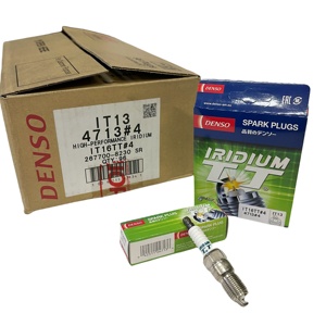 Prêt à expédier Bougie d'allumage Iridium TT DENSO d'origine authentique IT16TT 4713 pour <span class=keywords><strong>Ford</strong></span> GM Mazda Toyota Fabriqué au Japon - Product Image 1