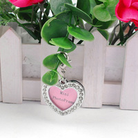 Vente en gros de colliers anti-perte pour animaux de compagnie, tendance et personnalisables, ornés de strass, pour chats et chiens