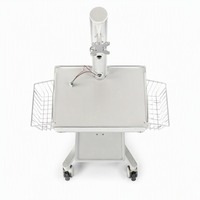 Chariot médical en aluminium à 4 roues, à niveaux, universel, pour instruments, pour le placement d'équipements d'arthrosclérose, OEM