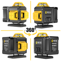 YaJin H3 Niveau laser vert 3D 360° professionnel industriel pour maçonnerie, nivellement de murs, personnalisable OEM