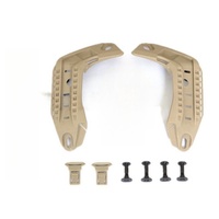 AIRSOFT CP AIRFRAMES CASQUE Rail latéral Accessoires de casque tactique de haute qualité Rails latéraux durables Accessoires de casque