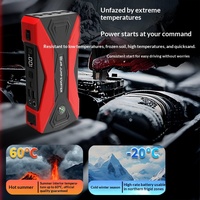 [Indispensable pour le camping en plein air] Démarreur de voiture puissant, alimentation de secours, compresseur d'air, batterie externe, affichage numérique intelligent