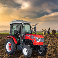 Mini tracteur 25 30 35 40 45 50 60 ch 4 roues motrices 4x4 Agriculture Compact Diesel Tracteurs agricoles Tracteur