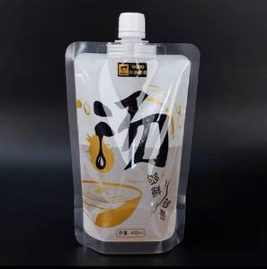 Sac d'emballage pour boissons et soupes de qualité alimentaire avec bec verseur, idéal pour le lait, la bière et autres boissons, faible MOQ - Product Image 5