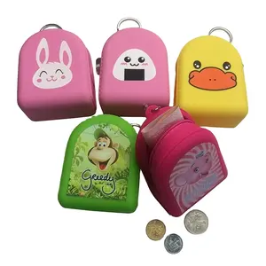 Borsa Design portamonete bambini simpatico coniglio portamonete portamonete personalizza chiusura portamonete donna portamonete ragazze