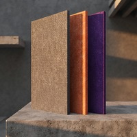 Panneau acoustique en fibre de polyester 100% 600X600mm 9mm avec absorption acoustique hautement efficace, ignifuge et écologique