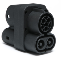 Adaptateur de connecteur DC+AC CCS1 vers CCS2 / CCS2 vers CCS1, convertisseur DC
