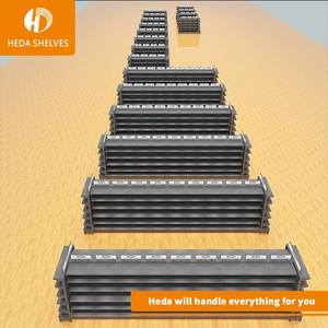 Giá để hàng siêu thị bằng thép Q235B, kệ trưng bày gỗ, giá gondola - Product Image 5