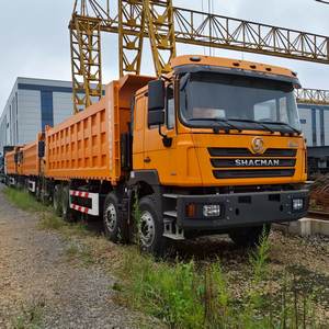 Shacman 8*4 F3000 truk sampah, truk sampah Dump Truck LHD RHD tiper bekas - Product Image 5