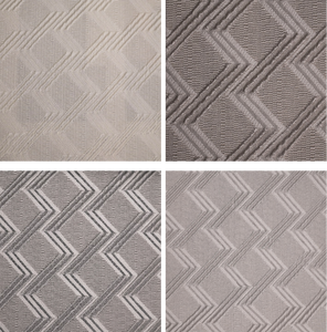 Cortinas Bordadas con Patrón Geométrico de 4 Colores, Hilo de Cachemira de Alta Densidad, Textura Cóncava y Convexa, Cortinas Modernas de Lujo para Ventanas - Product Image 4