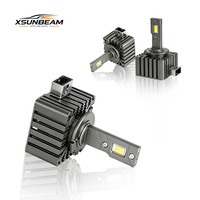 Nouvelles ampoules LED D1S D3S pour voiture, toutes-en-un, plug-and-play, avec Canbus, phares avant à faisceau haut et bas, éclairage avant toutes saisons pour voiture
