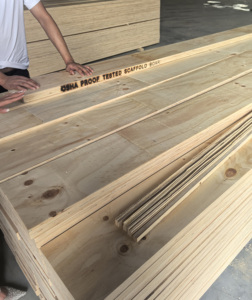 Standard australiani 18mm lungo pino F17 LVL fascio E0 formaldeide 90x45 laminato legno buon prezzo Plywoods fornitori di legname - Product Image 1