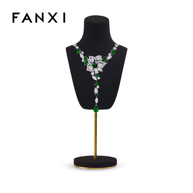 FANXI Großhandel Schaufenster puppen Hals Display Halskette Büste Schmuck Display für Halskette