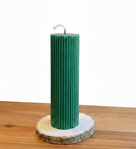 Bougie en cire de soja côtelée écologique pour la décoration de Noël, les mariages et événements, les hôtels et restaurants - Product Image 3