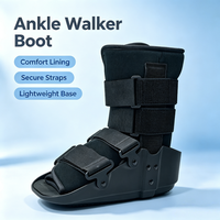 Botte de marche orthopédique avec semelle intérieure en EVA amortissante pour la rééducation des entorses de la cheville de grade 2-3, Botte de marche pour cheville STD