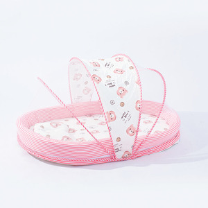 Nid de bébé 100% coton avec moustiquaire, matelas de couchage pour berceau, oreiller, lit portable pour nouveau-né, protection de sommeil pour bébé - Product Image 4