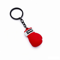 Mini gants de boxe en PVC plastique à la mode, porte-clés, accessoires pour sac à dos et cadeau, boxe, gym