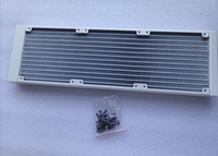 Radiateur d'ordinateur en aluminium pour refroidissement par eau, blanc, 120 mm, 240 mm, 360 mm, avec montage standard, électronique intelligente