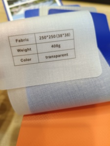 Bâche en PVC 408g Bâche de translucidité extérieure Bâche en PVC transparente en tissu doux - Product Image 2