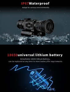 Lasershot 384 không thấm nước 4k săn bắn tầm nhìn ban đêm phạm vi 8x Hình ảnh nhiệt tầm nhìn ban đêm với kẻ ô và đạn đạo tính toán - Product Image 3