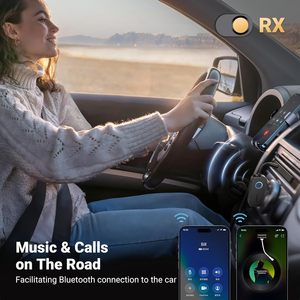 UGREEN CM672飛行機Bluetooth 5.<span class=keywords><strong>2</strong></span>トランスミッターアダプター<span class=keywords><strong>2</strong></span> in 1ワイヤレスBluetooth 3.5mm AuxオーディオレシーバーAirpodsスピーカー用 - Product Image 3