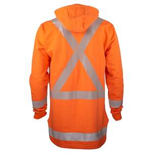 เสื้อฮู้ดผ้าฟลีซกันไฟ NFPA 2112 ผลิตตามสั่งขายส่ง เสื้อสเวตเชิ้ตทนไฟ เสื้อผ้ากันไฟแบบมีฮู้ด ย้อมสี VAT - Product Image 3