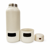 Base et couvercle de tasse à lait chaud en PP personnalisés, pièces de chauffe-biberon moulées par injection, blanc cassé, OEM ODM, fabriqué à Guangdong, Chine
