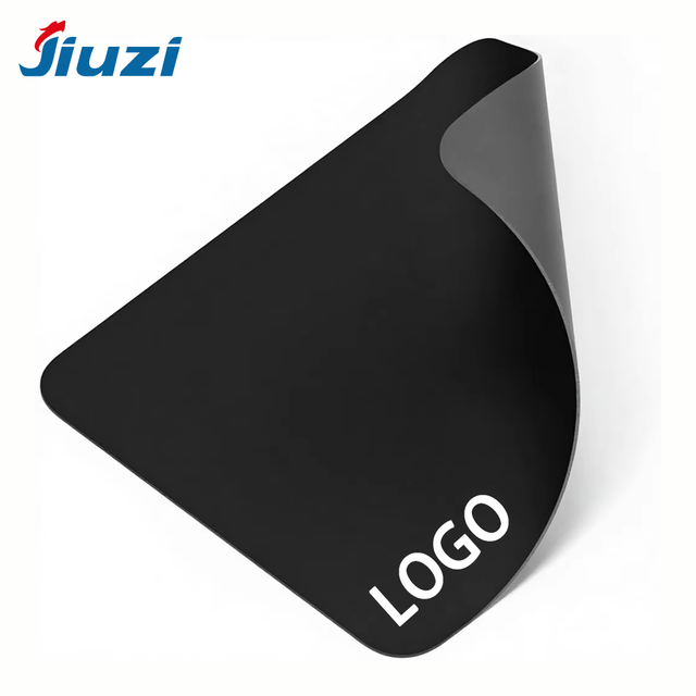 Jiuzilong Custom Logo Black Non-Slip Silicone Rubber Base Fade-Resistant Non-Toxic Square 320x270mm Medium Gaming Mousepad