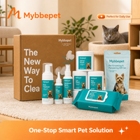 Coffret cadeau de toilettage pour chiens et chats, kit de nettoyage professionnel, shampoing sans rinçage, nettoyant pour pattes, gouttes auriculaires, déodorant, accessoires pour animaux de compagnie