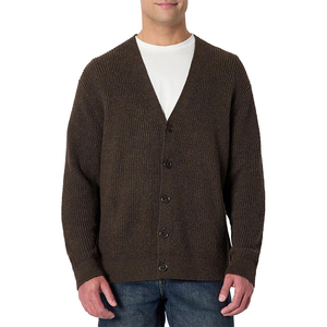 Vêtements d'extérieur en tricot pour l'automne et l'hiver, pulls à col en V personnalisés brodés, cardigan décoré de boutons pour hommes - Product Image 6