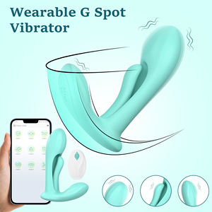 <span class=keywords><strong>Vibratore</strong></span> a Doppia Stimolazione del Punto G con Controllo da App per Donna, Stimolatore Clitorideo Indossabile in Silicone, Discreto e Silenzioso, Giocattolo Sessuale per Adulti - Product Image 4