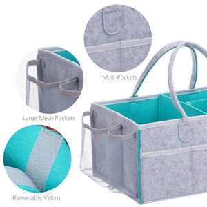 Gran oferta, bolsa de pañales portátil grande para bebé, organizador de <span class=keywords><strong>Caddy</strong></span>, <span class=keywords><strong>Caddy</strong></span> de calidad Premium para almacenamiento conveniente de pañales - Product Image 2