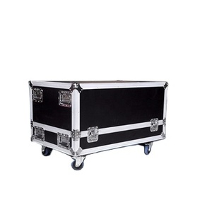 Nhà máy tùy chỉnh nhôm Cáp Lò vi sóng trường hợp chuyến bay với bánh hỗ trợ Pro âm thanh giá trường hợp ODM OEM tùy chỉnh Lưu trữ hiển thị - Product Image 1