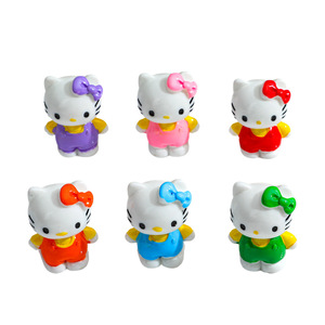 Figura de Resina de Hello Kitty, Miniatura 3D con Forma de Animal, Decoración para el Hogar, Manualidades de Plástico, Adorno de Escritorio, Llavero - Product Image 1