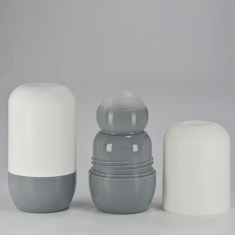 Botol gulung plastik antikeringat kosong deodoran, botol rol deodoran plastik, botol gulung deodoran plastik 75ml