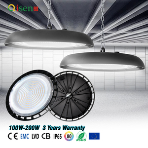 Lámpara <span class=keywords><strong>LED</strong></span> de Alta Bahía de Grado Comercial, Estándares de la UE CE EMC CB, PF≥0.9, 100W/150W/200W, 3CCT, Regulable, Chip Lumileds, IP65 Impermeable - Product Image 2