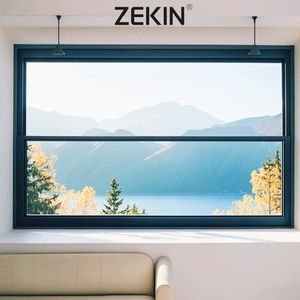 Factory Direct Sales Balcony Automatic Vertical Slide Electric windows with Remote Intelligent Lift up Window - Product Image 1