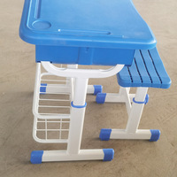 Ensemble bureau et chaise confortable avec structure en tube d'acier, idéal pour les salles de classe des écoles primaires - Fournisseur direct usine